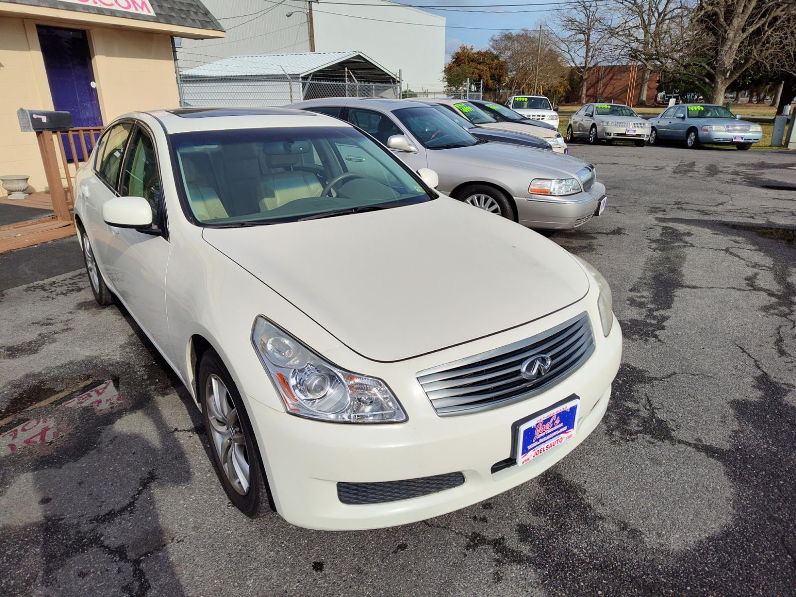2007 WHITE Infiniti G35X (JNKBV61F57M) , Automatic transmission, located at 5700 Curlew Drive, Norfolk, VA, 23502, (757) 455-6330, 36.841885, -76.209412 - Photo #5
